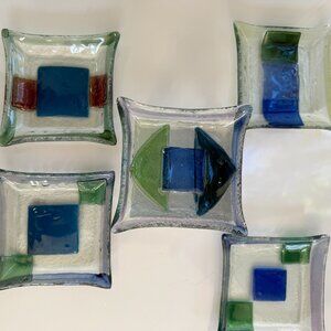 Glass Coasters or Nibble Plates
